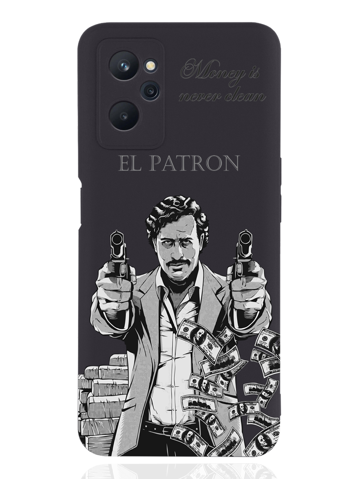 фото Чехол musthavecase для realme 9i el patron pablo escobar/ пабло эскобар черный