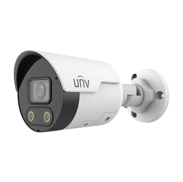 

Видеокамера Uniview IP цилиндрическая, 1/2.7" 4 Мп КМОП @ 30 к/с, ИК-подсветка/тревожная п, Белый