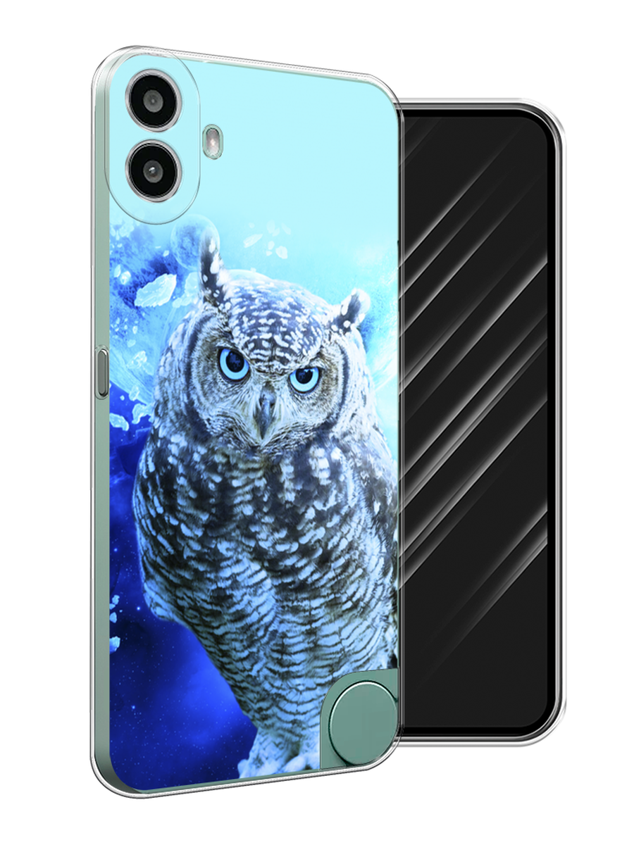 

Чехол Awog на CMF Phone 1 "Сова арт 7", Синий;голубой, 3300450-1