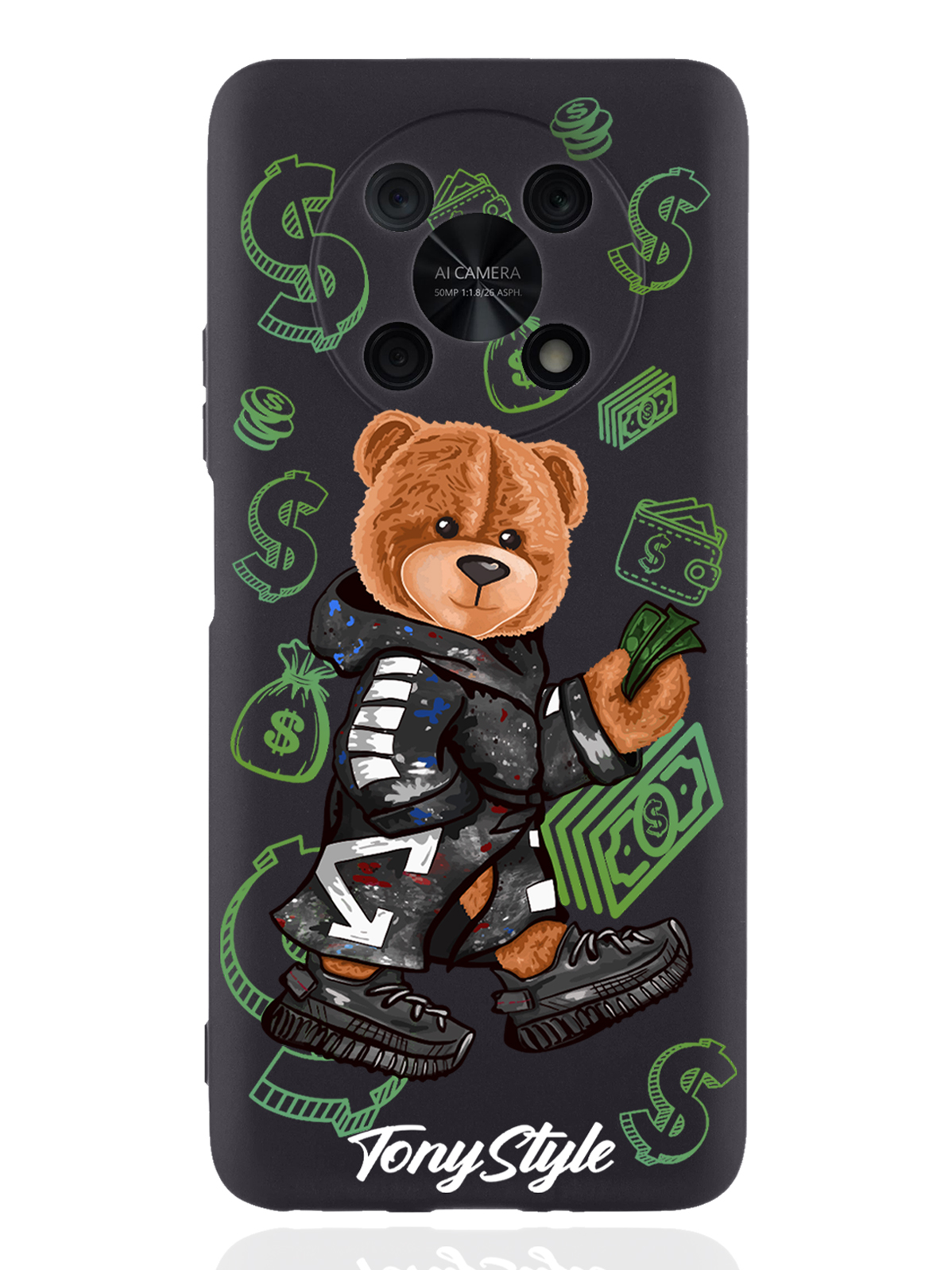 

Чехол Tony Style для Huawei Nova Y90 Tony Style Деньги черный, Коричневый;черный;зеленый