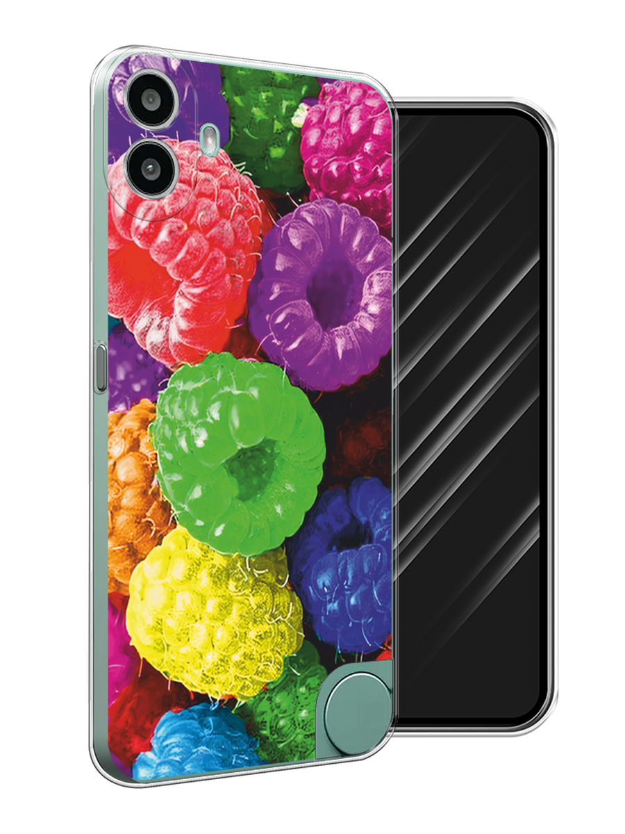 

Чехол Awog на CMF Phone 1 "Разноцветная малина", Разноцветный, 3300450-1