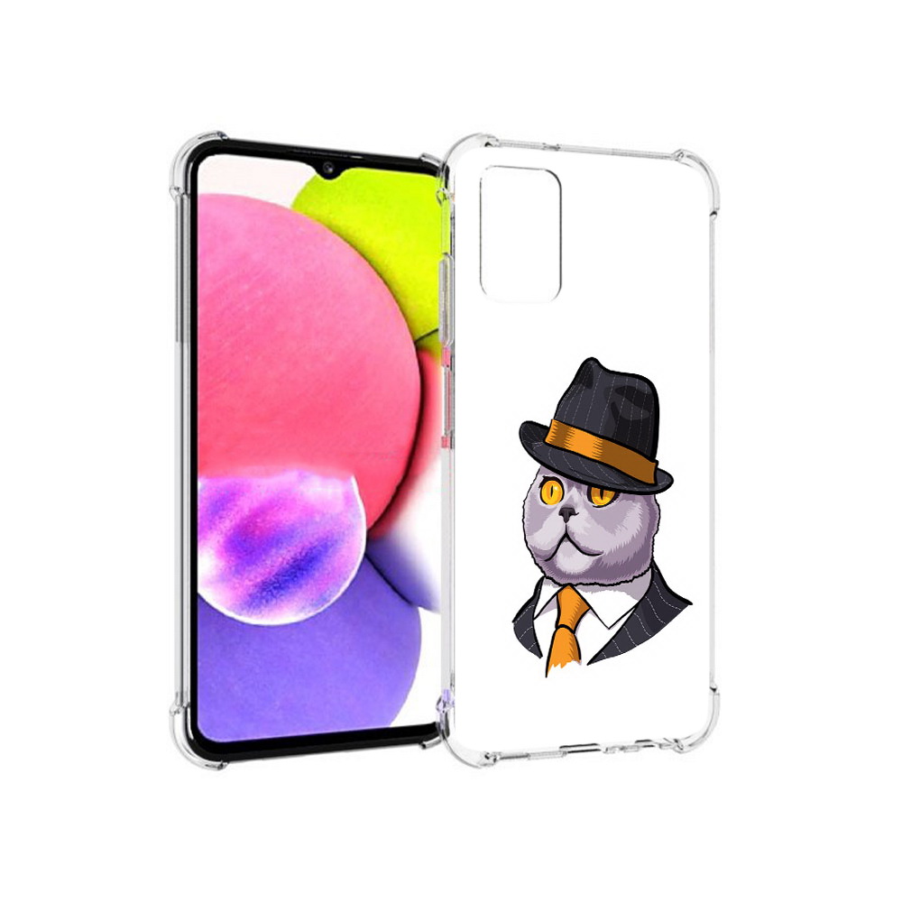 

Чехол MyPads Tocco для Samsung Galaxy A03s британец (PT162170.549.247), Прозрачный, Tocco