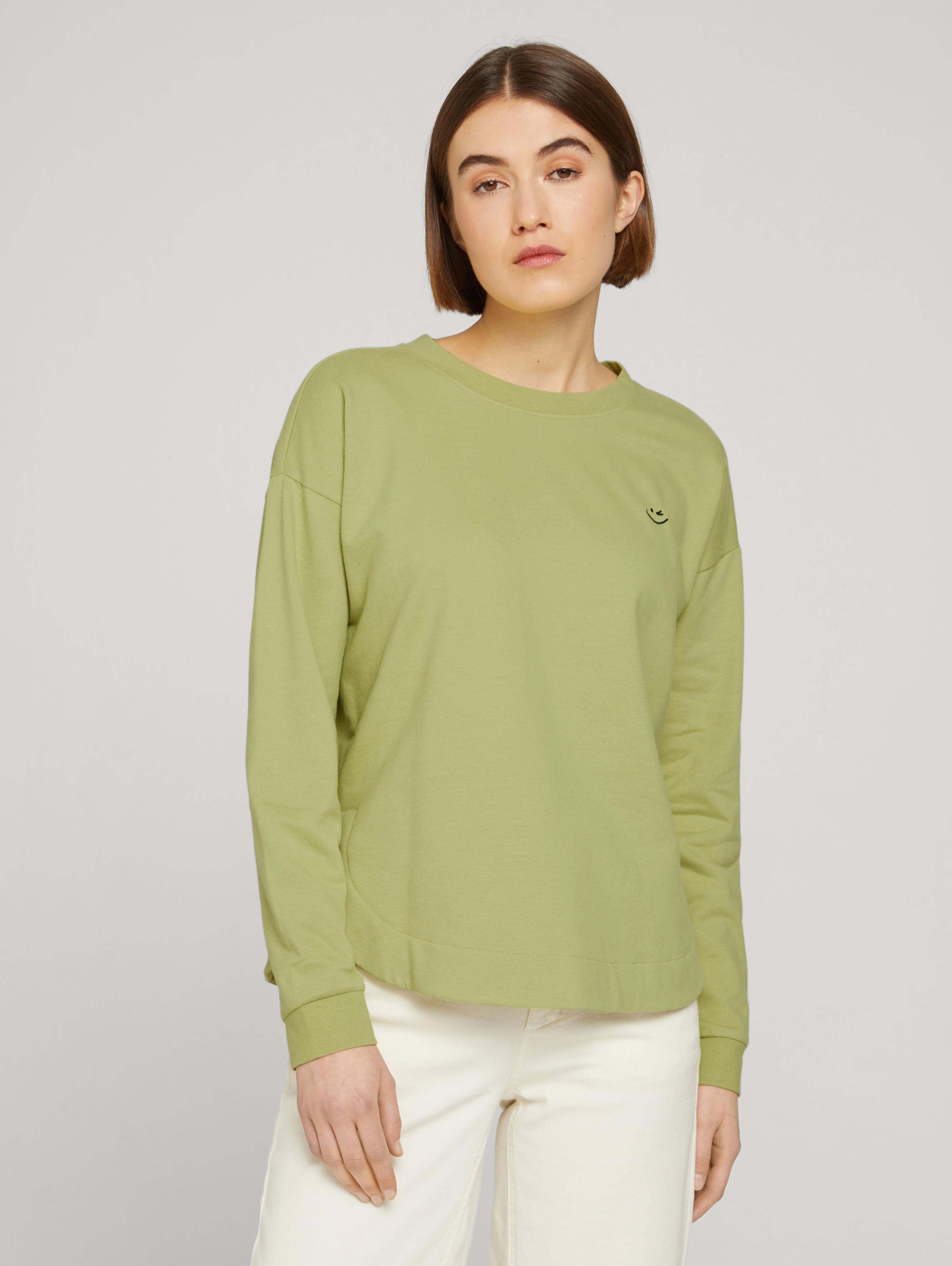

Свитшот женский TOM TAILOR 1029372 зеленый S, 1029372