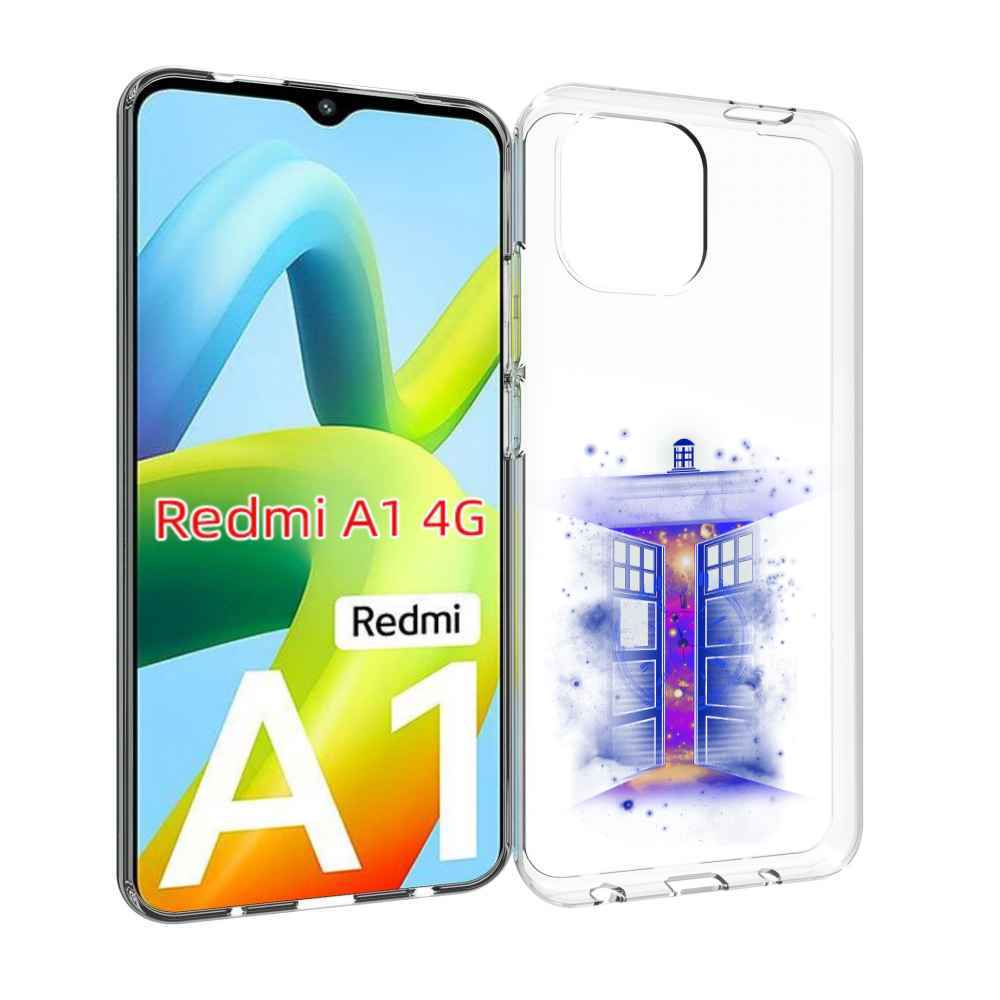 

Чехол Mypads Фиолетовый Уголок Абстракция Для Xiaomi Redmi A1, Прозрачный, Tocco