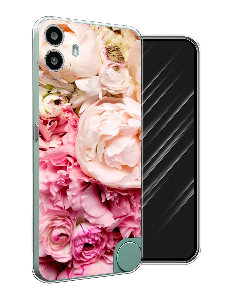 

Чехол Awog на CMF Phone 1 "Пионы яркие", Розовый, 3300450-1
