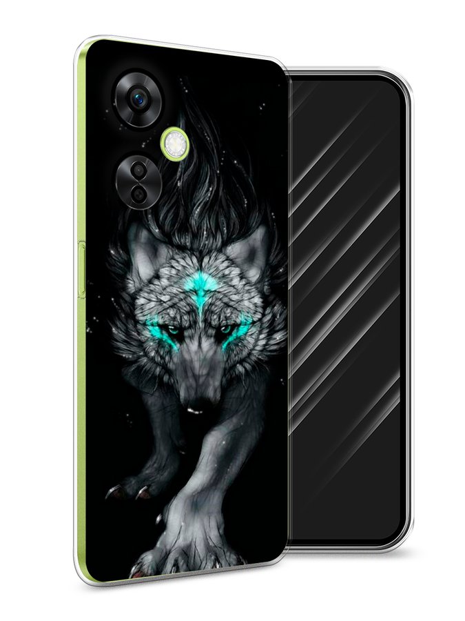 

Чехол Awog на OnePlus Nord N30 5G/Nord CE3 5G/Nord CE3 Lite "Волшебный волк", Черный;серый, 153750-2