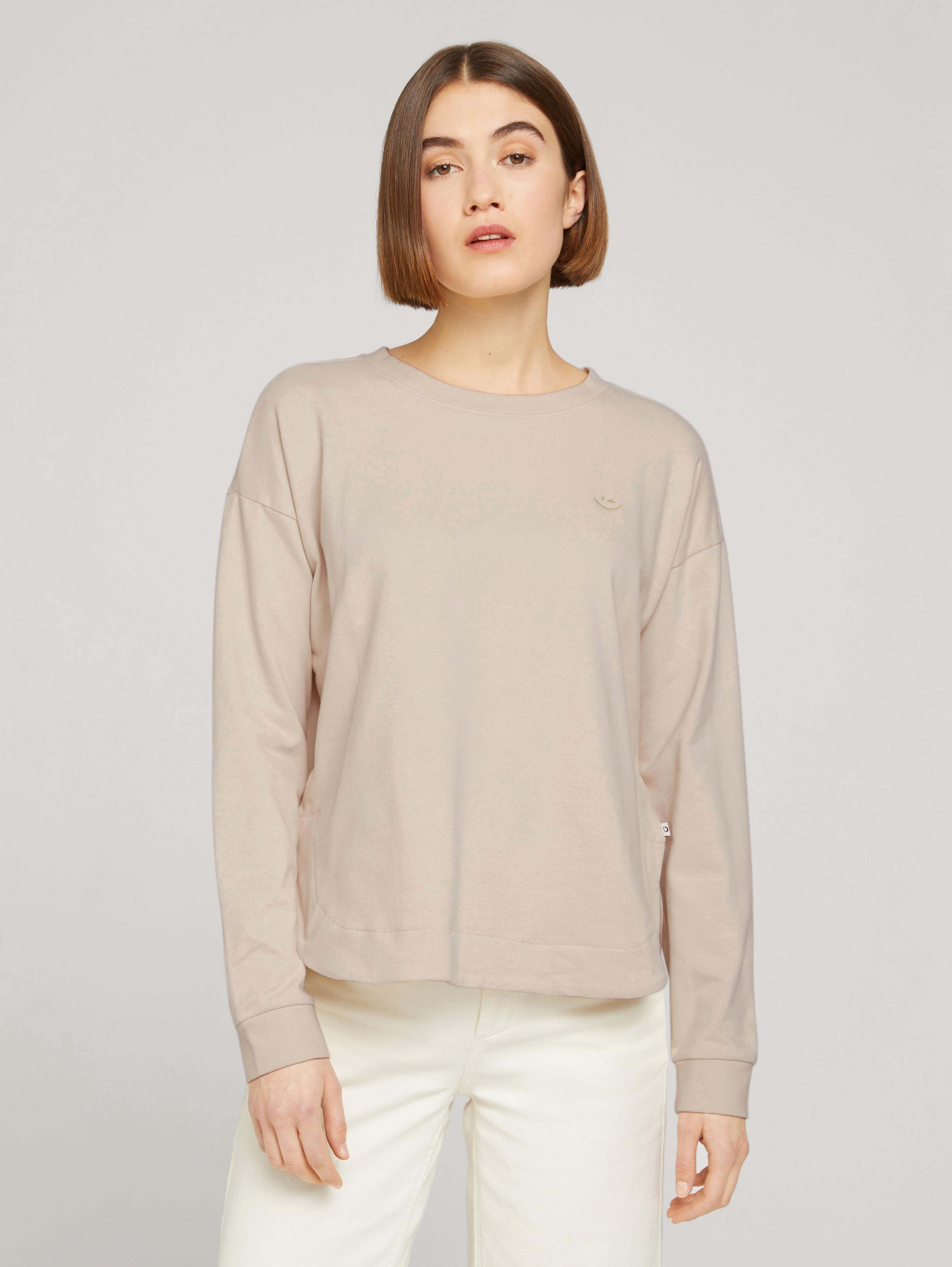 

Свитшот женский TOM TAILOR 1029372 коричневый XS, 1029372