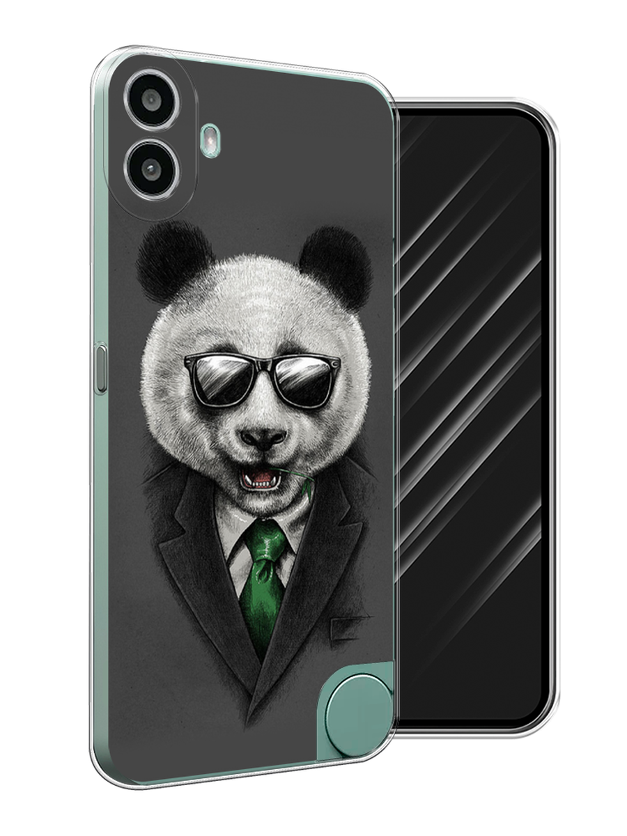 

Чехол Awog на CMF Phone 1 "Деловая панда", Серый;зеленый, 3300450-1