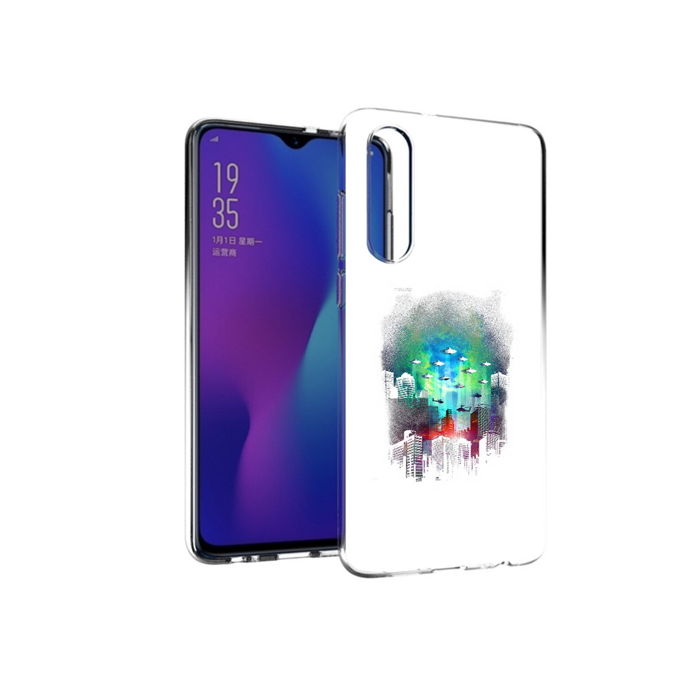 

Чехол MyPads Tocco для Huawei P30 город в свечении, Прозрачный, Tocco