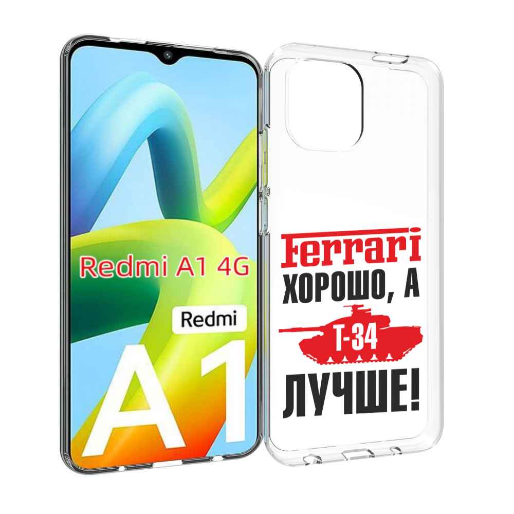 

Чехол Mypads Т 34 Лучше Для Xiaomi Redmi A1, Прозрачный, Tocco