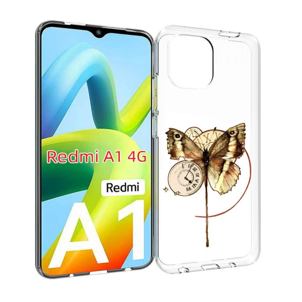 Чехол Mypads Старинные Часы С Бабочкой Для Xiaomi Redmi A1