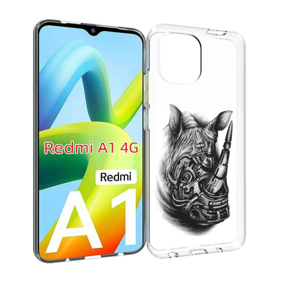 

Чехол Mypads Стальной Носорог Для Xiaomi Redmi A1, Прозрачный, Tocco