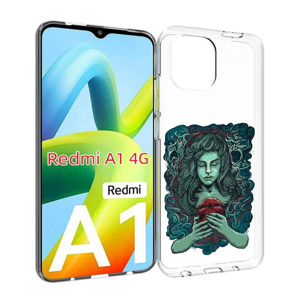 

Чехол Mypads Спящая Девушка Для Xiaomi Redmi A1, Прозрачный, Tocco