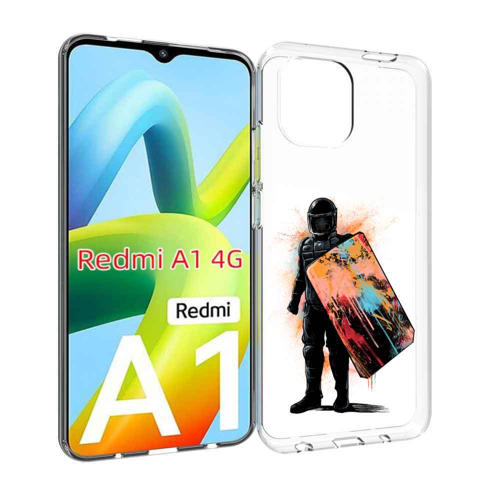 

Чехол Mypads Солдат С Красочным Щитом Для Xiaomi Redmi A1, Прозрачный, Tocco