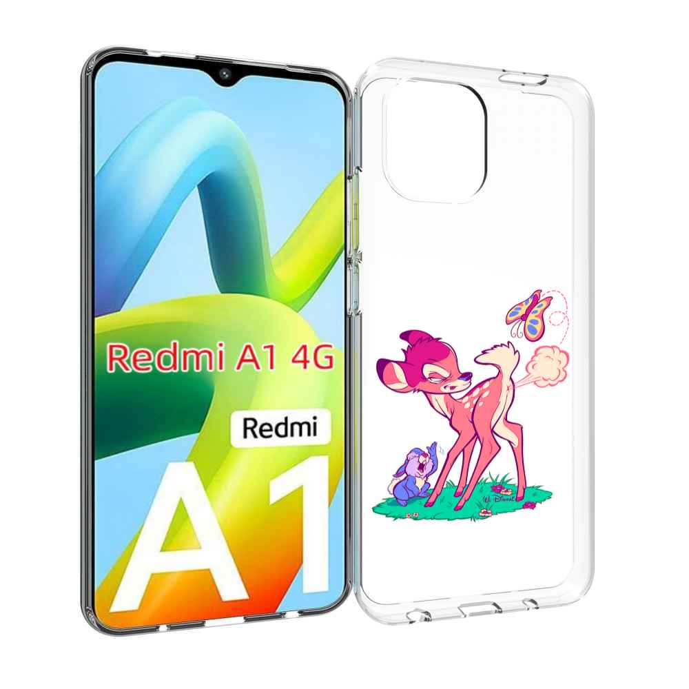 

Чехол Mypads Смешной Олененок Для Xiaomi Redmi A1, Прозрачный, Tocco