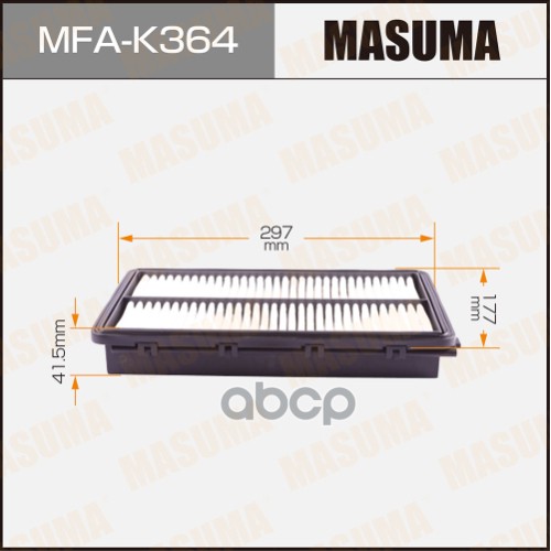 

Фильтр воздушный A9429 MASUMA LHD HYUNDAI SANTA FE 18- (1/40)