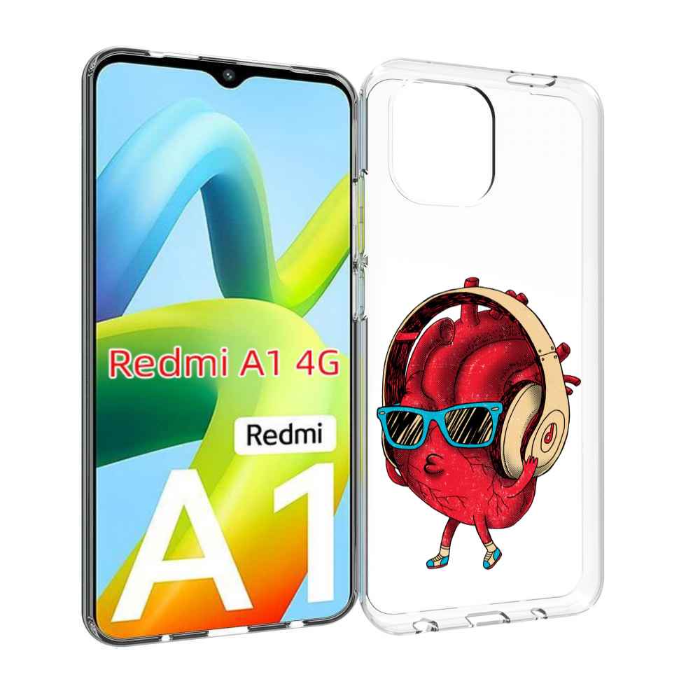 

Чехол Mypads Слушай Сердце Для Xiaomi Redmi A1, Прозрачный, Tocco
