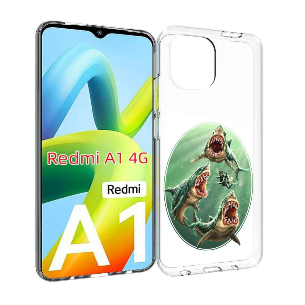 

Чехол Mypads Синяя Бездна Для Xiaomi Redmi A1, Прозрачный, Tocco