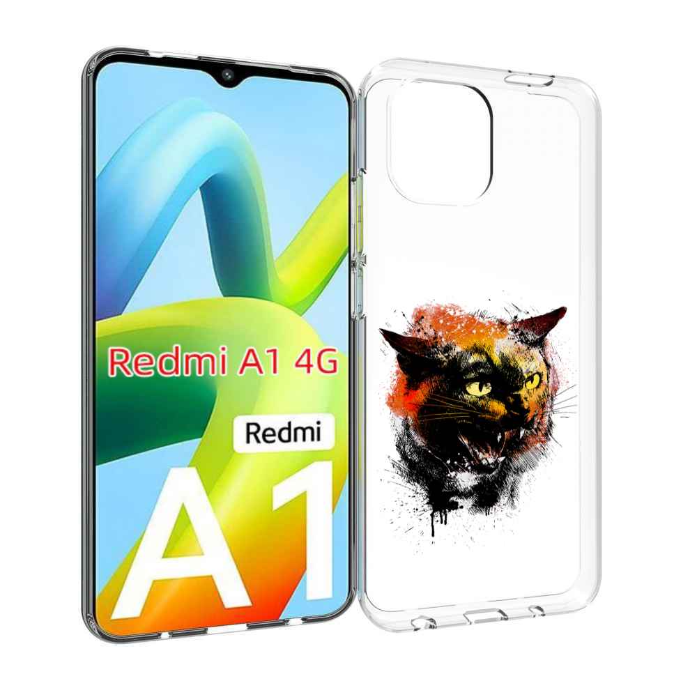 

Чехол Mypads Сиамский Кот Для Xiaomi Redmi A1, Прозрачный, Tocco