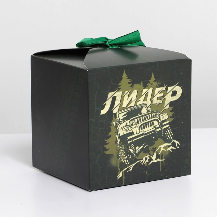

Коробка складная «Лидер», 12 × 12 × 12 см, Коллекция упаковки "Мужская"