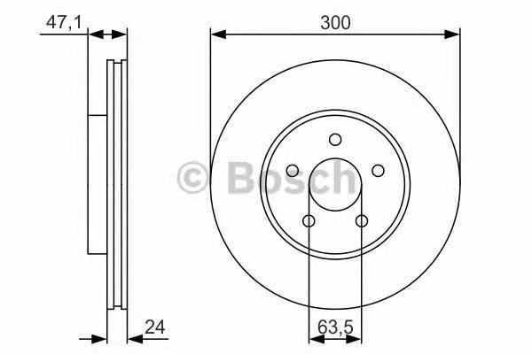 

0 986 479 S48_Диск Тормозной Передний Ford Mondeo 1.8-3.0/2.0Tdci 00>