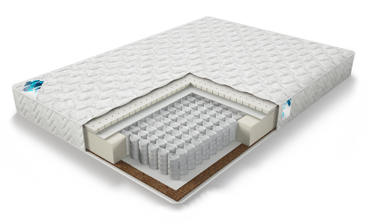 

Матрас ортопедический пружинный DIMAX Практик Софт Хард 500 155х185, Практик Софт Хард 500