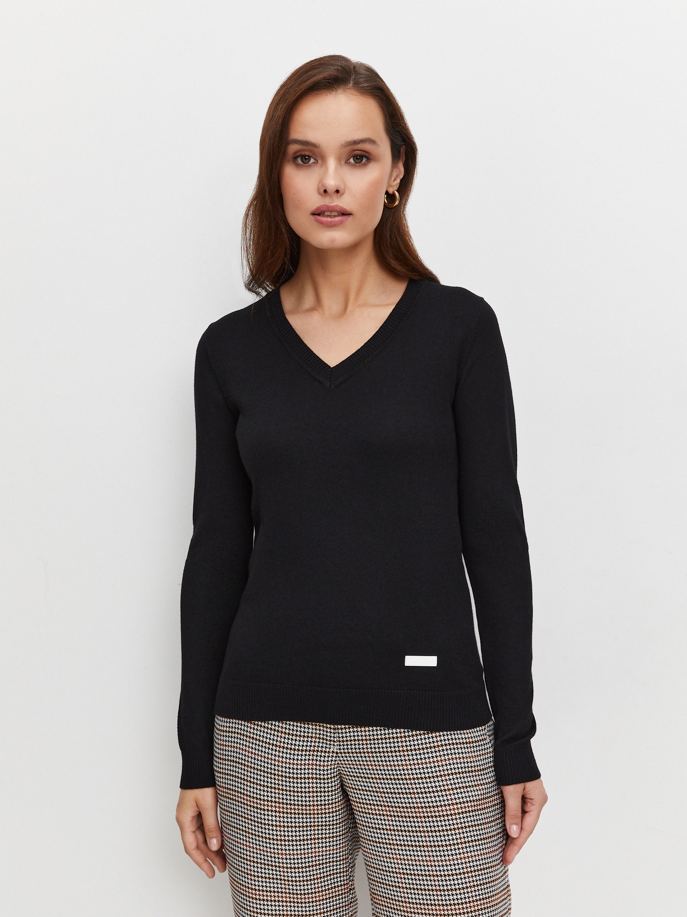 

Пуловер женский Just Clothes 431539 черный 44 RU, 431539