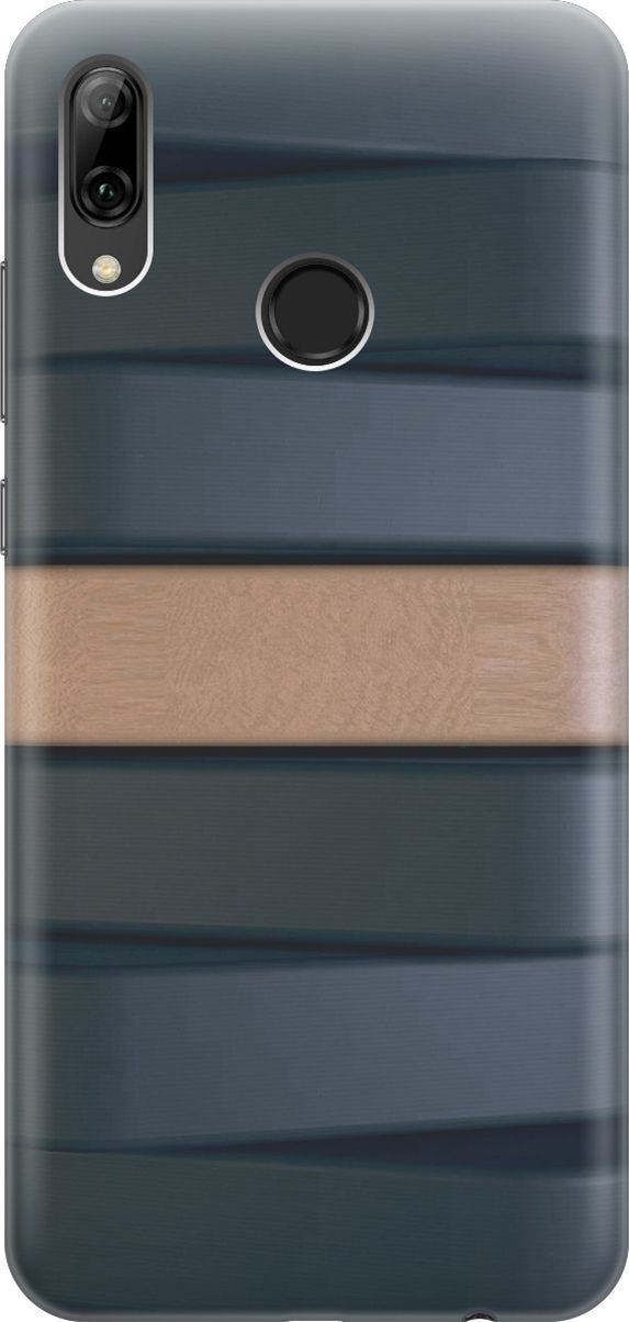 

Чехол на Honor 10 Lite/Huawei P Smart (2019) "Бежевая доска", Бежевый;серый, 6171