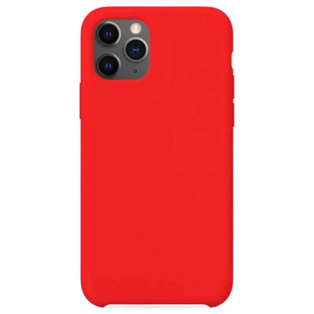 

Накладка силикон для iPhone 11 красная, Красный, Накладка силикон iPhone 11 прозрачная черная