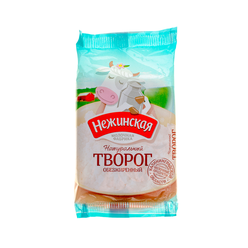 

Творог Нежинская 0% БЗМЖ 160 г