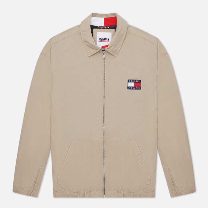 

Ветровка мужская Tommy Jeans DM0DM10589 бежевая XL, DM0DM10589