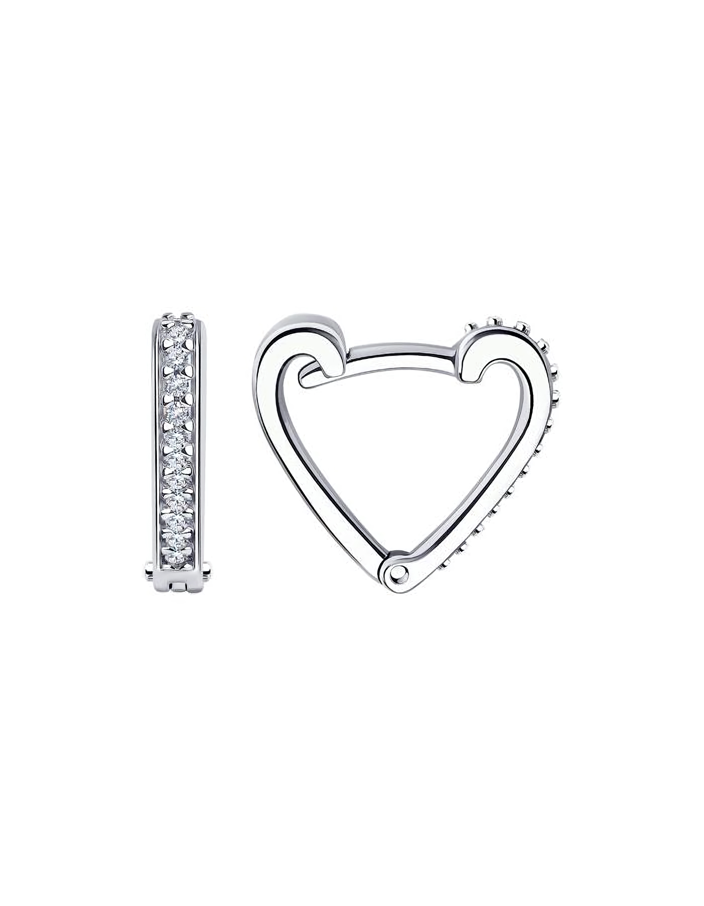 

Серьги из серебра TEO MAORI 894024424, фианит, 894024424