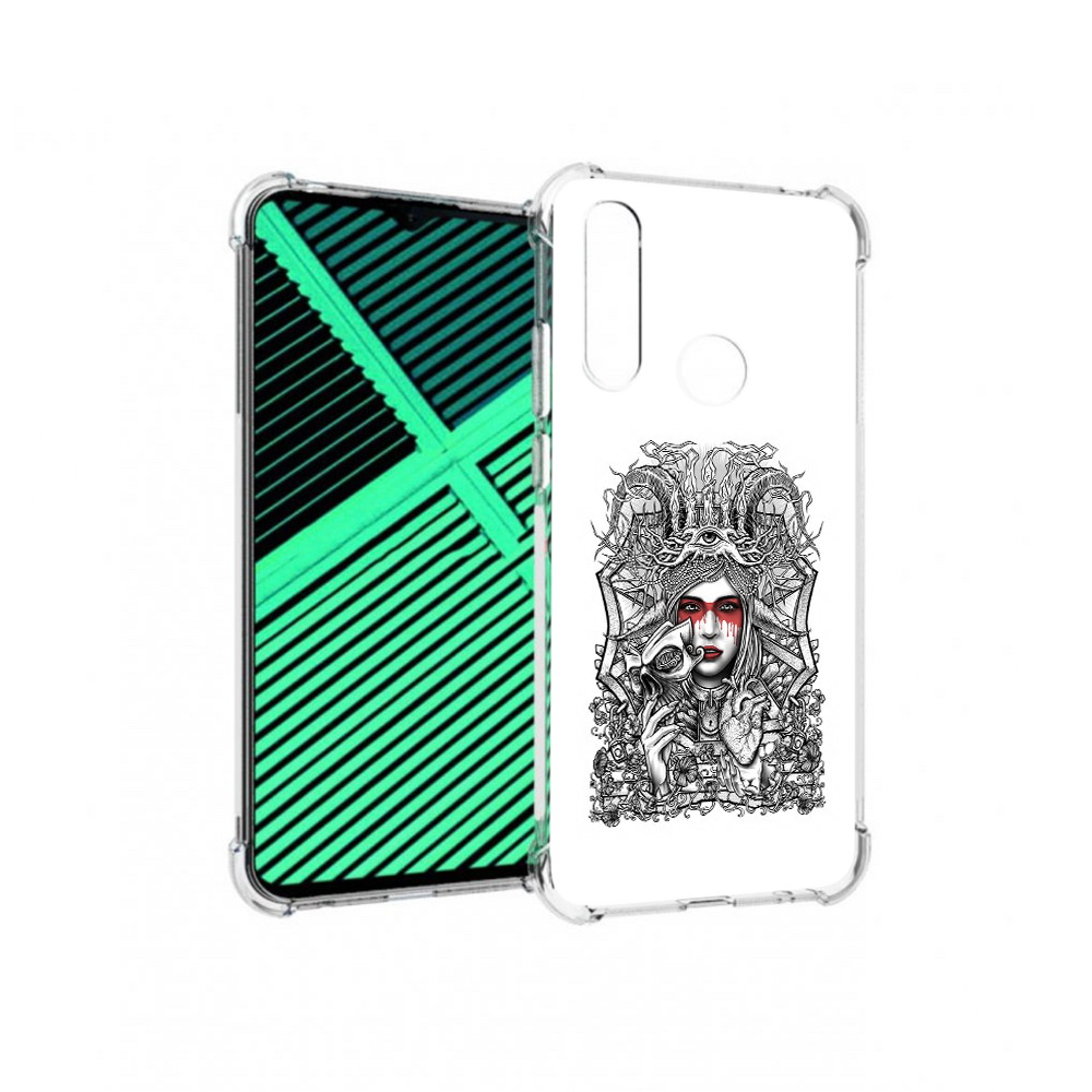 

Чехол MyPads Tocco для Motorola Moto G8 Power Lite грусная девушка (PT227069.358.302), Прозрачный, Tocco