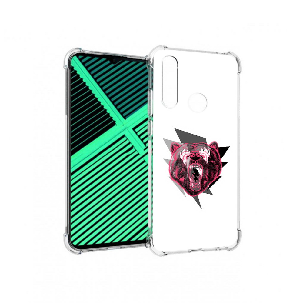 

Чехол MyPads Tocco для Motorola Moto G8 Power Lite грозовой медведь (PT227069.358.301), Прозрачный, Tocco