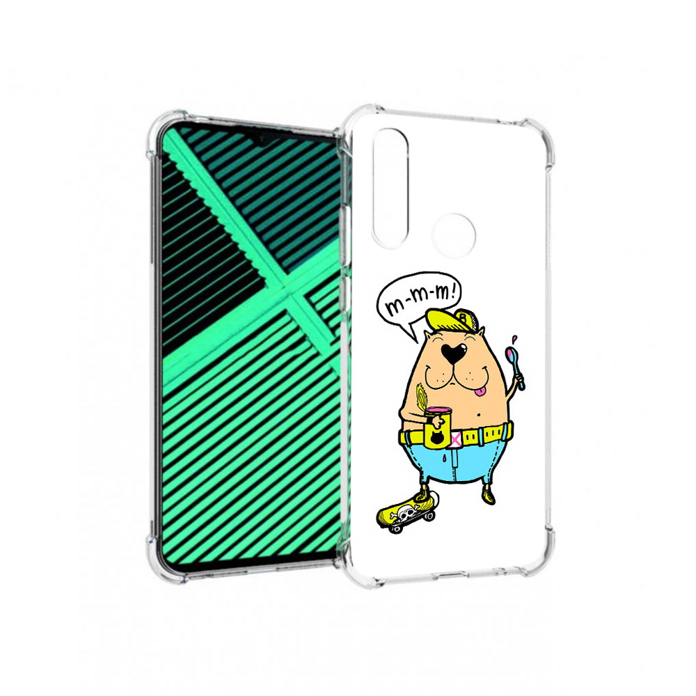 

Чехол MyPads Tocco для Motorola Moto G8 Power Lite Бобр (PT227069.358.30), Прозрачный, Tocco