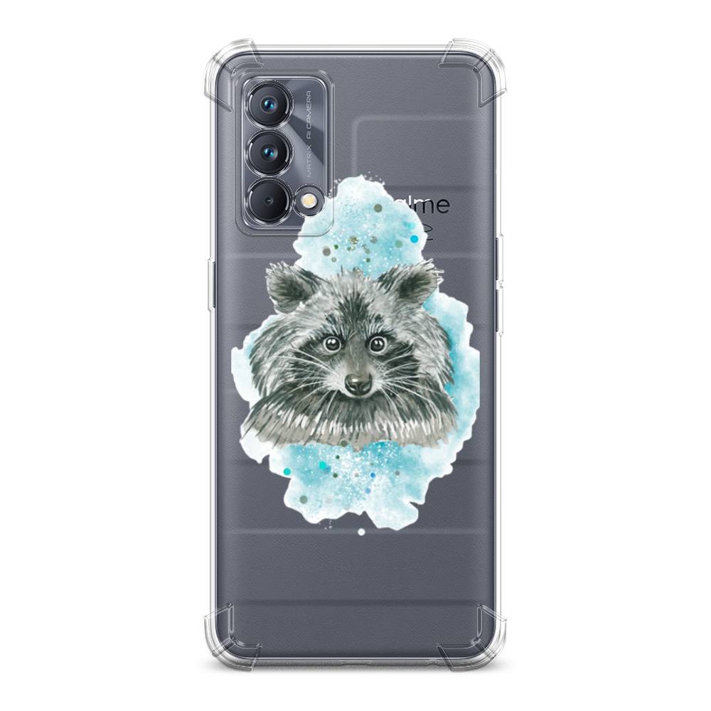 

Чехол Awog на Realme GT Master Edition "Енот в голубом облаке", Голубой, 2510451-1