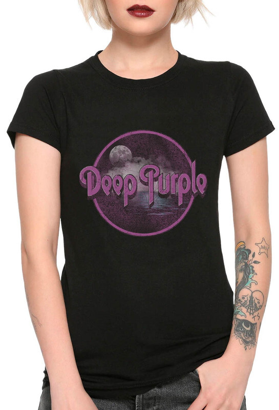 

Футболка женская DreamShirts Studio Deep Purple 621-deep-1 черная 2XL, Черный, Deep Purple 621-deep-1