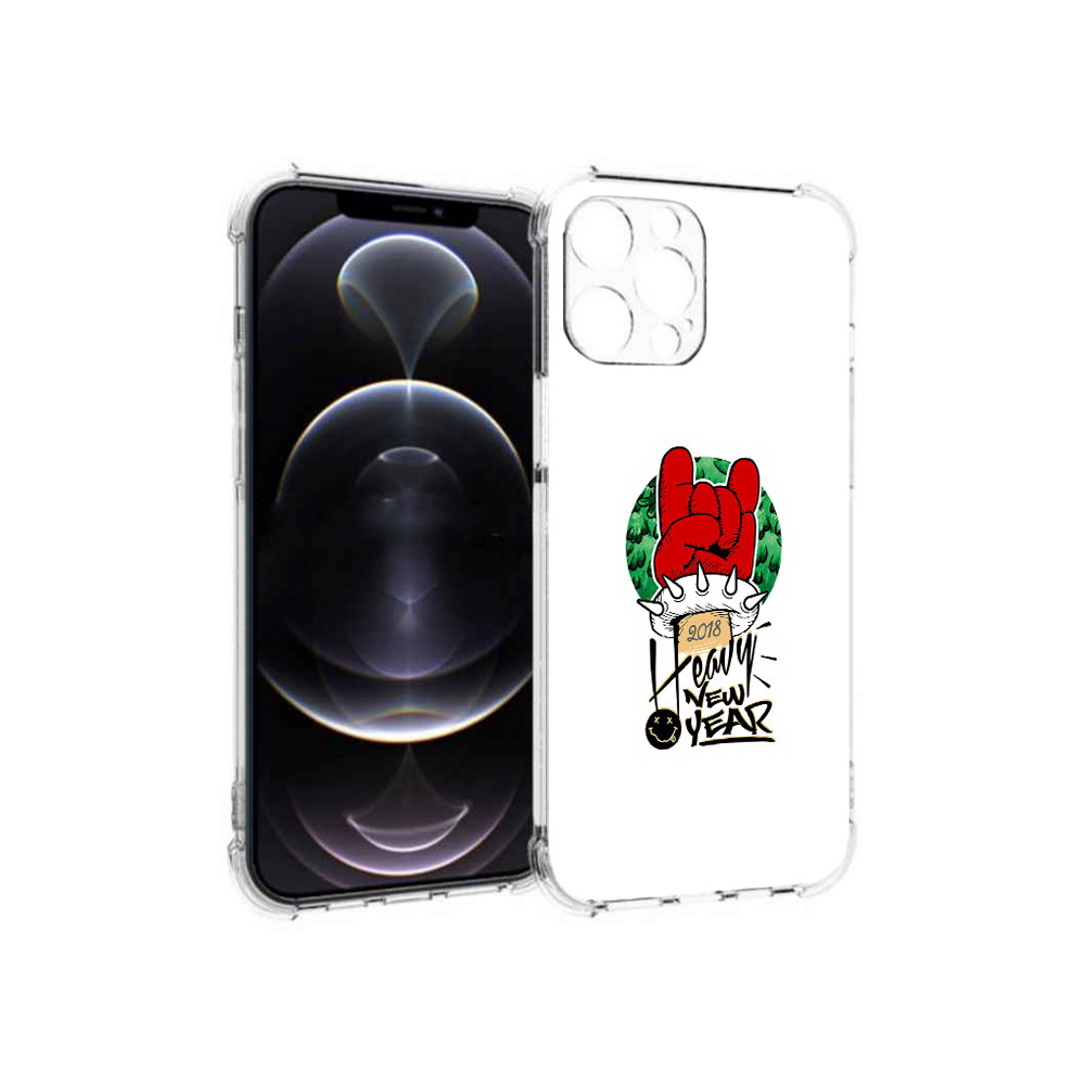 

Чехол MyPads Tocco для Apple iPhone 13 Pro Max Гангстер новый год (PT163170.617.53), Прозрачный, Tocco