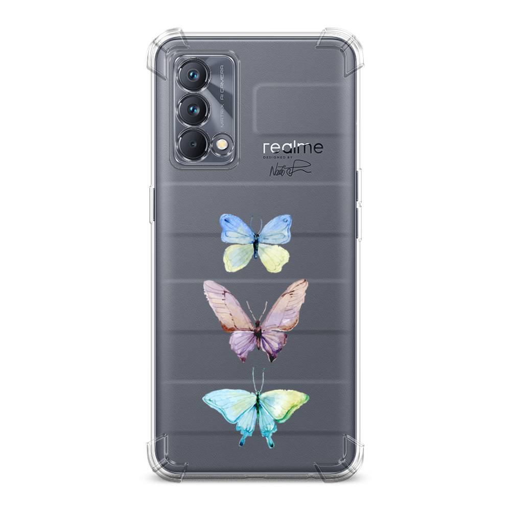 

Чехол Awog на Realme GT Master Edition "Акварельные бабочки", Фиолетовый, 2510451-1