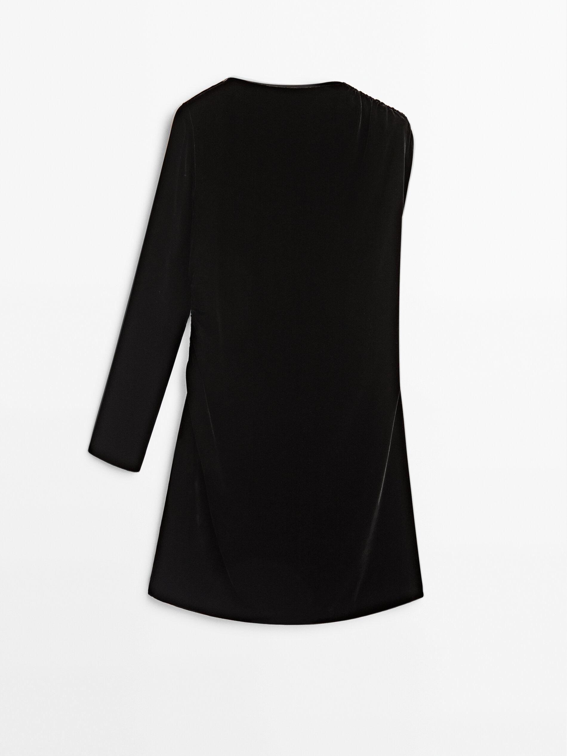 

Платье женское Massimo Dutti 06692871800 черное XS, 06692871800