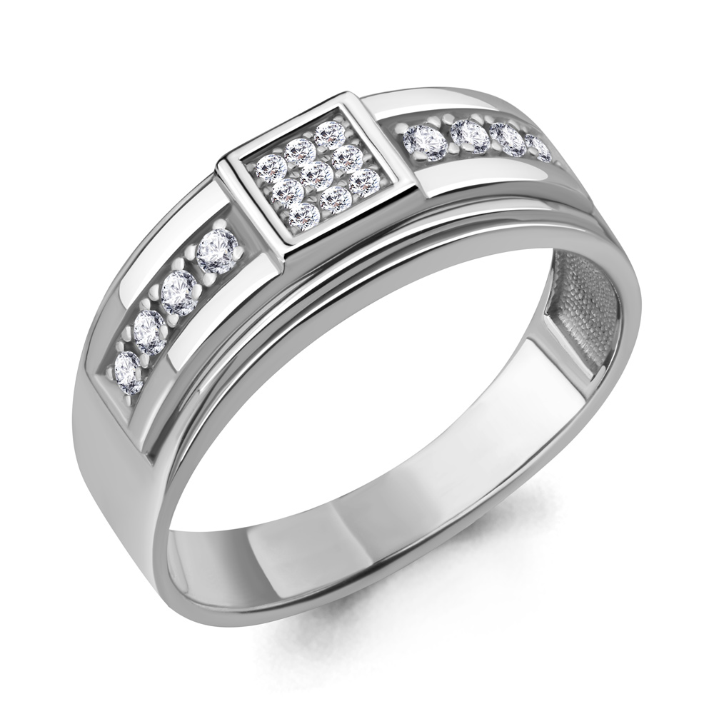 

Кольцо из серебра с фианитом Aquamarine Aquamarine 62069А_925_р р. 20, 62069А_925_р
