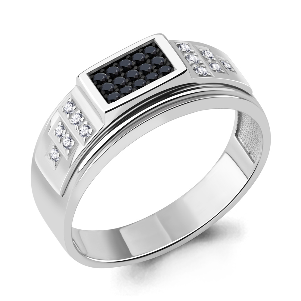 

Кольцо из серебра с фианитом Aquamarine Aquamarine 62068Ч_925_р р. 19,5, 62068Ч_925_р
