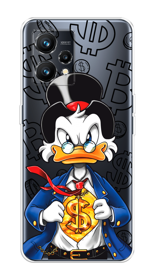 

Чехол на Realme 9 4G "Scrooge Goldman", Черный;белый;синий, 257250-1