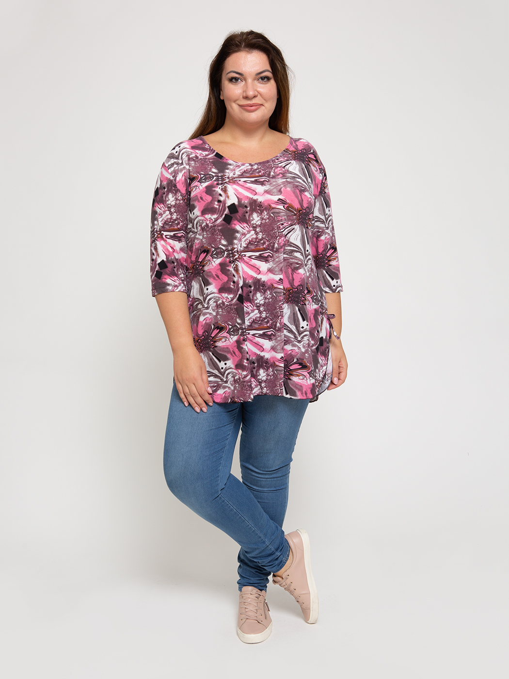 Блуза женская Magic Lady cl3065 серая 70 RU 699₽