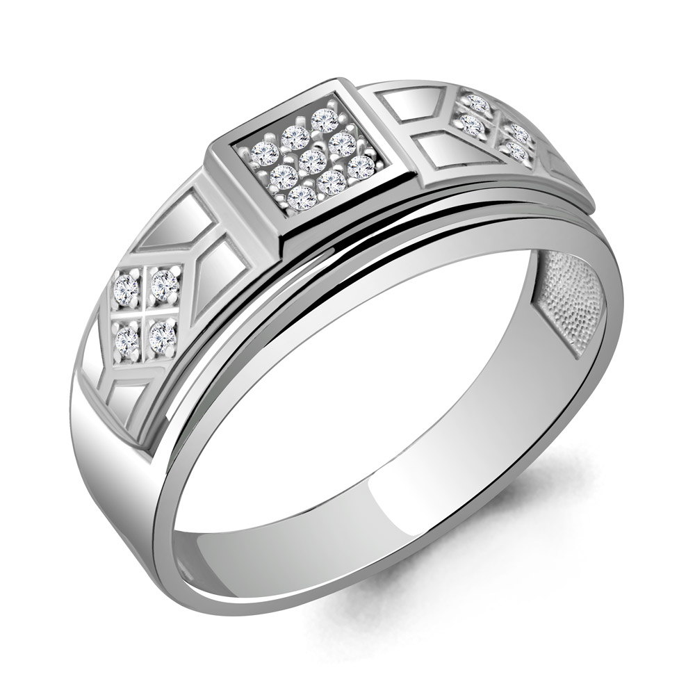 

Кольцо из серебра с фианитом Aquamarine Aquamarine 62067А_925_р р. 21,5, 62067А_925_р
