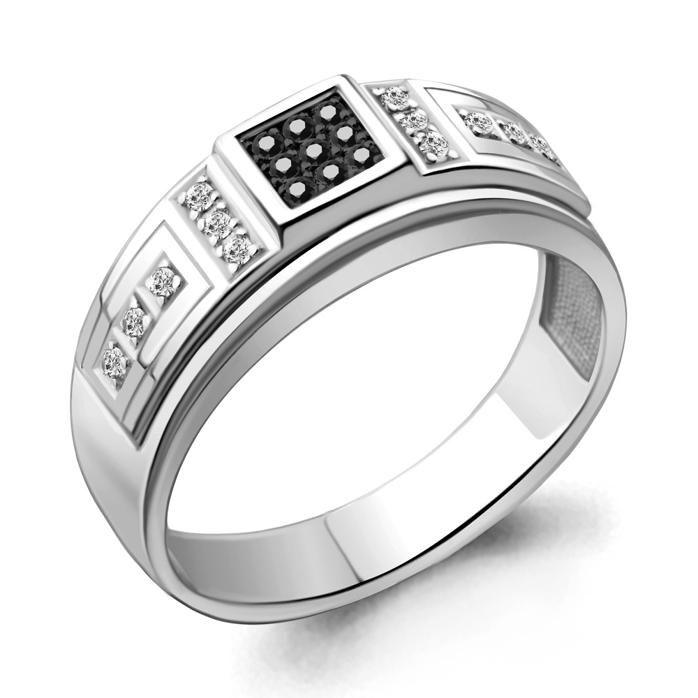 

Кольцо из серебра с фианитом р. Aquamarine 62065Ч_925_р, 62065Ч_925_р