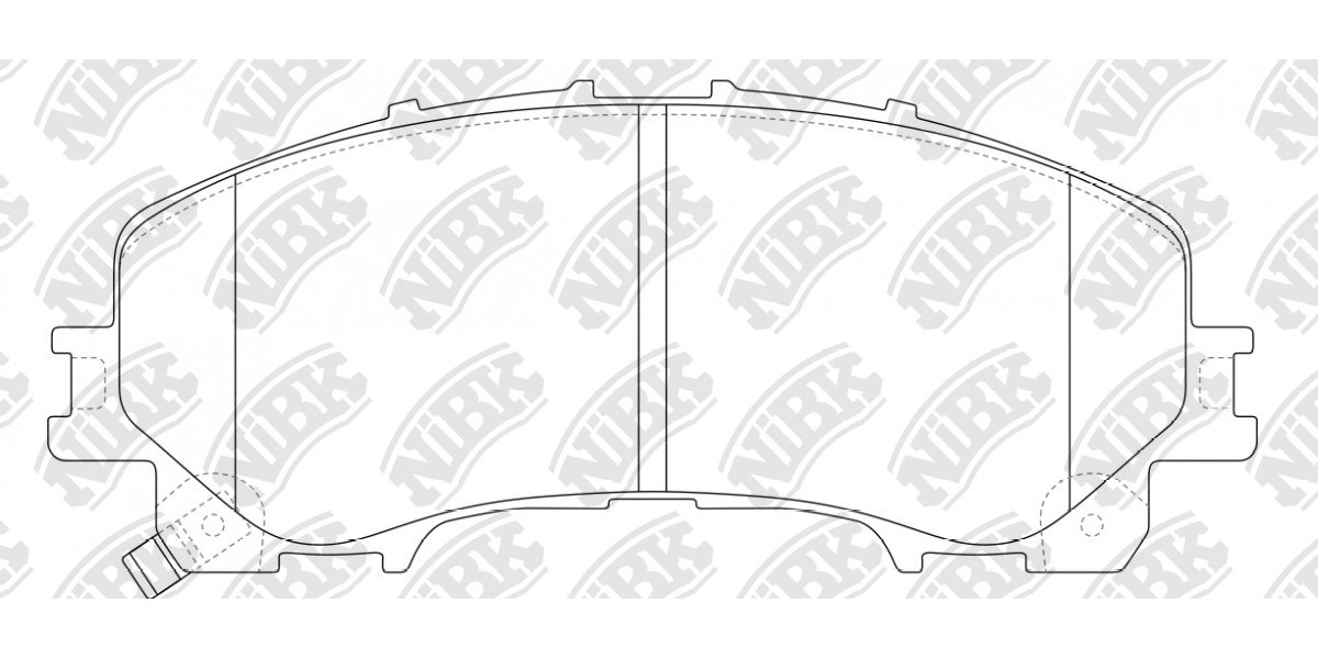 

Колодки тормозные NiBK передние pn2808