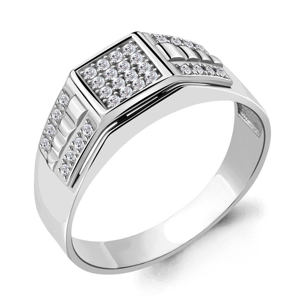 

Кольцо из серебра с фианитом Aquamarine Aquamarine 62060А_925_р р. 20, 62060А_925_р