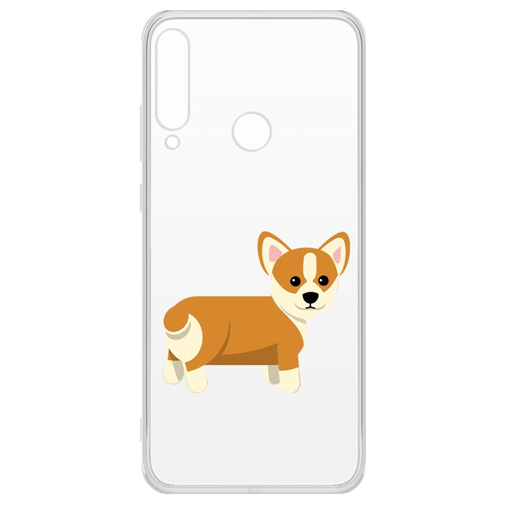 Чехол-накладка Рисованный корги вид 1 для Huawei Y6p
