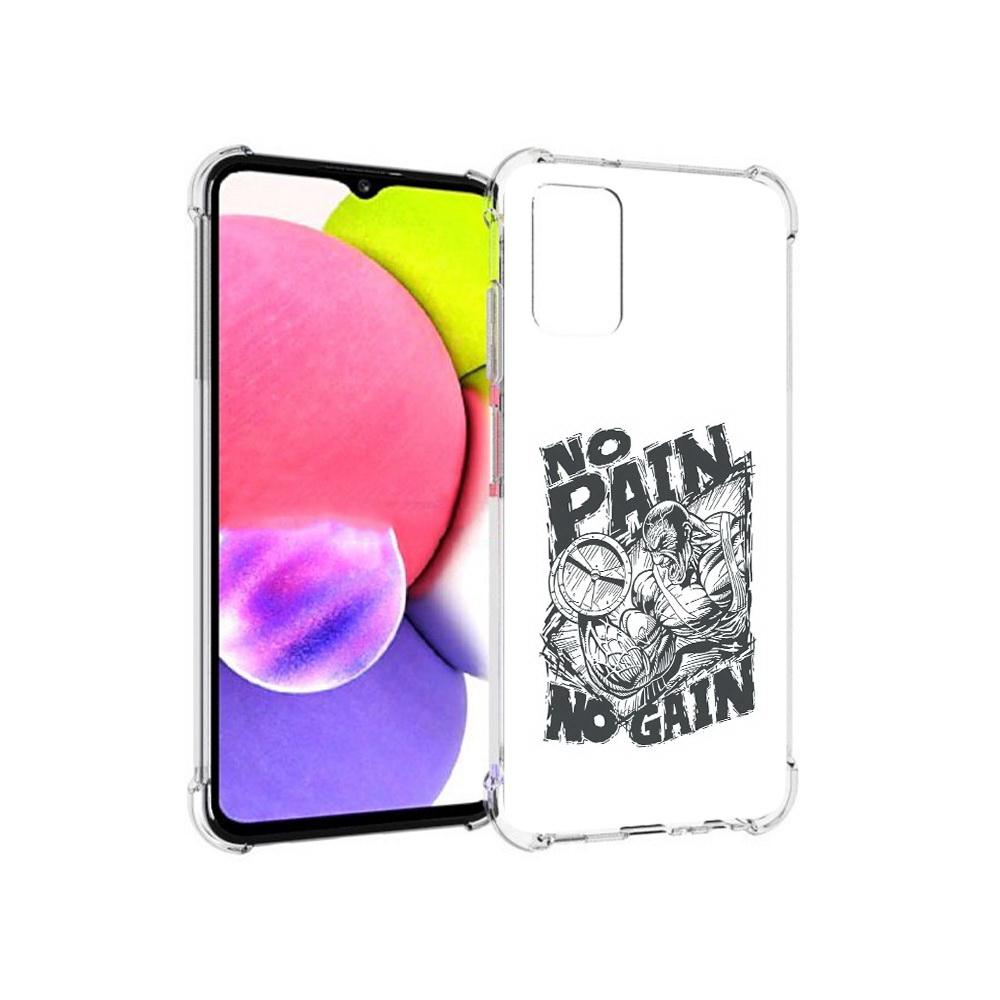 

Чехол MyPads Tocco для Samsung Galaxy A03s бодибилдинг тяжелая работа (PT162170.549.238), Прозрачный, Tocco